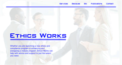 Desktop Screenshot of ethicsworks.com