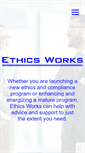 Mobile Screenshot of ethicsworks.com
